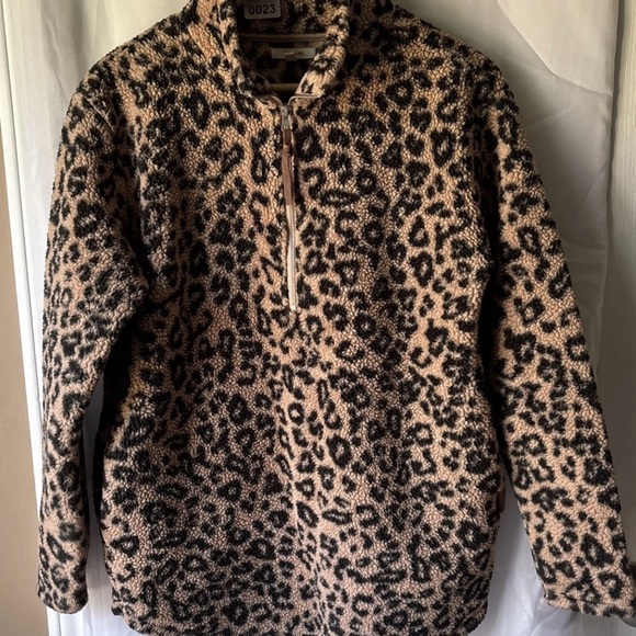 Maurices Leopard Print Teddy Jacket - Picture 2 of 5